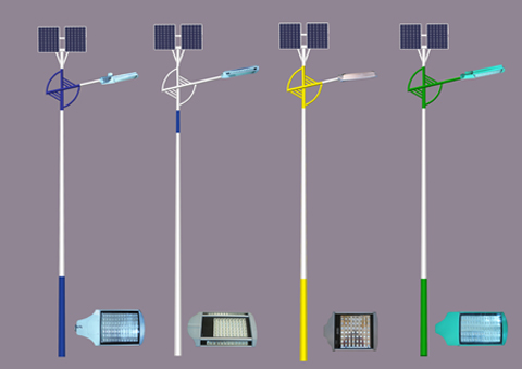 陜北太陽能路燈+陜北太陽能庭院燈+陜北太陽能殺蟲燈=工程案例產品圖
