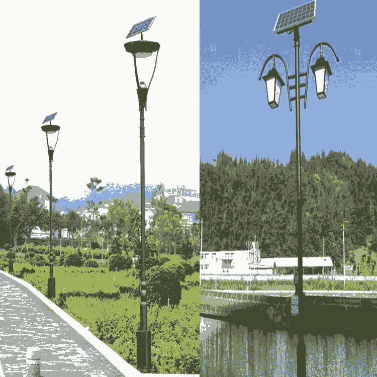 現貨4-8米太陽能路燈促銷3米太陽能庭院燈 價格實惠 支持來圖定制