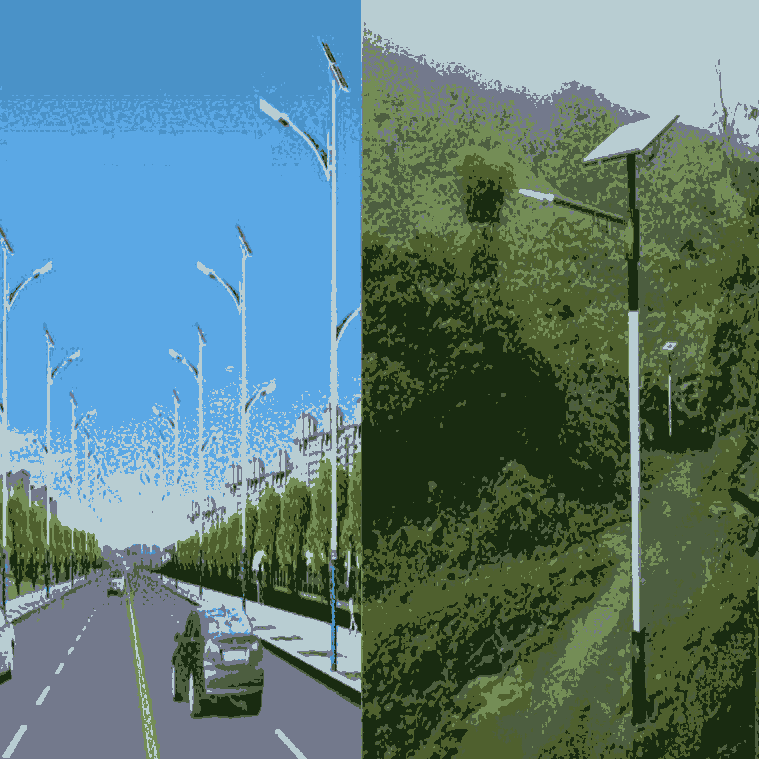 4米鋰電池LED光源太陽能一體燈維修更換成本低質量合格