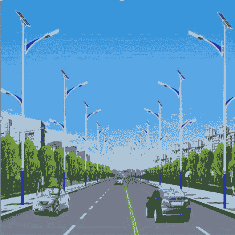 6米美麗鄉村太陽能路燈供應商 廠家直銷內蒙LED路燈