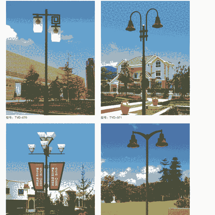 特色新款LED景觀燈3米太陽能庭院燈 廠家直銷 歡迎咨詢