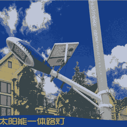 加市電太陽能路燈 太陽能LED燈 景觀燈 高桿燈 廠家直銷 支持來圖定制