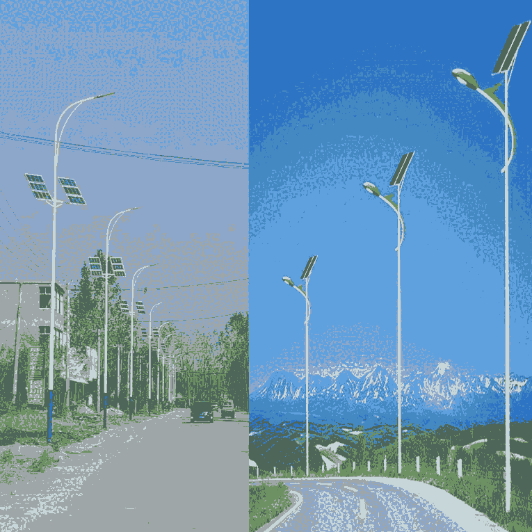 新農村太陽能路燈建設 森海啟航室外道路照明燈具誠信商家