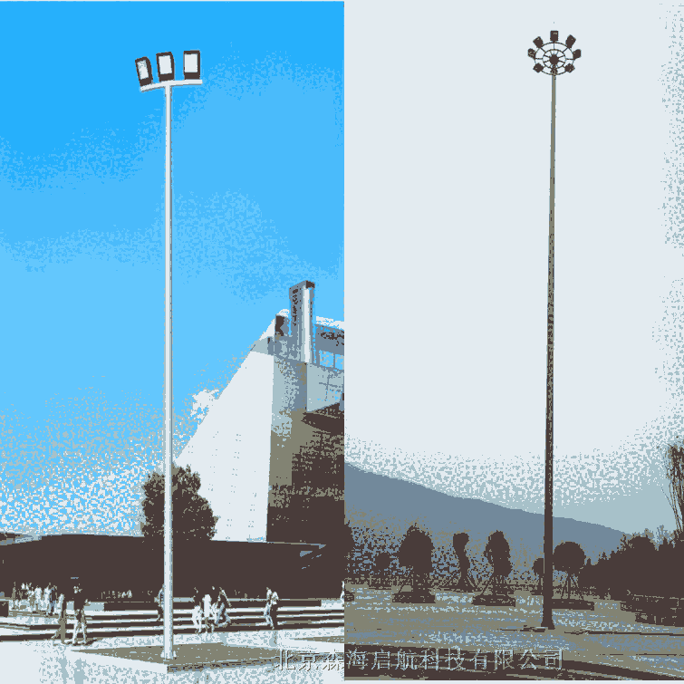 升降高桿燈安裝維修工程 找北京森海啟航高桿燈供應商 安全