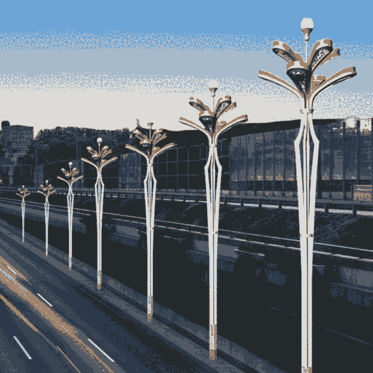 玉蘭燈 小區廣場景觀燈供應商 接受來圖加工生產的路燈廠家