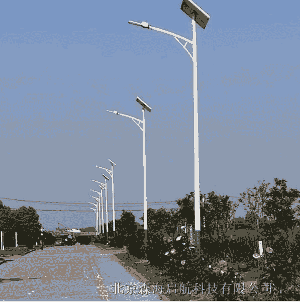 鄉村太陽能路燈安裝工程 6米路燈廠家價格