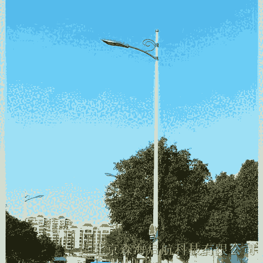 監控桿供應廠家 北京路燈工程 太陽能路燈報價
